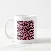 RAB Rockabilly Pink Cheetah Print Koffiemok (Links)