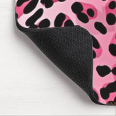 RAB Rockabilly Pink Cheetah Print Muismat (Hoek)