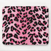 RAB Rockabilly Pink Cheetah Print Muismat (Voorkant)