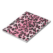 RAB Rockabilly Pink Cheetah Print Notitieblok (Linkerzijde)