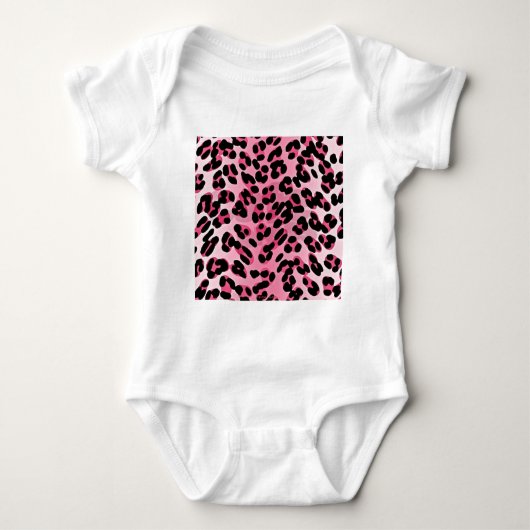 RAB Rockabilly Pink Cheetah Print Romper (Voorkant)