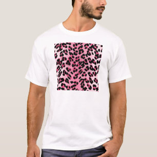 RAB Rockabilly Pink Cheetah Print T-shirt