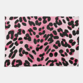 RAB Rockabilly Pink Cheetah Print Theedoek (Horizontaal)