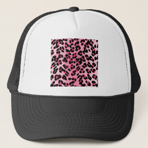 RAB Rockabilly Pink Cheetah Print Trucker Pet