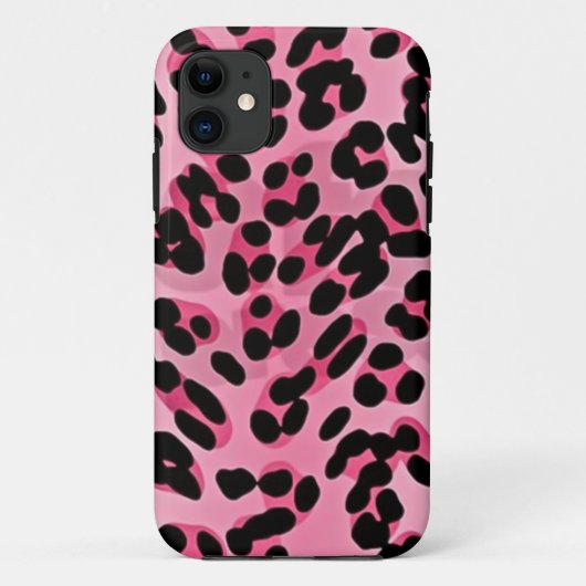RAB Rockabilly Roze Luipaardprint Case-Mate iPhone Case (Achterkant)