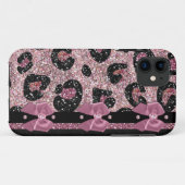RAB Rockabilly Roze Luipaardprint Lint Bogen Case-Mate iPhone Case (Achterkant (horizontaal))