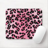 RAB Rockabilly Roze Luipaardprint Muismat (Met muis)