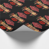 RAB Rockabilly Rozen, Love & Lipstick Cadeaupapier (Hoek)