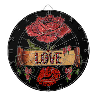 RAB Rockabilly Rozen, Love & Lipstick Dartbord