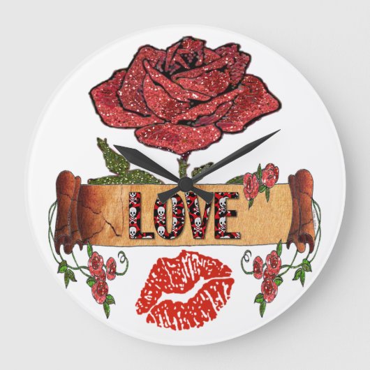 RAB Rockabilly Rozen, Love & Lipstick Grote Klok (Voorkant)