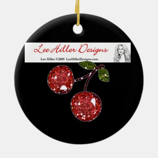 RAB Rockabilly Rozen, Love & Lipstick Keramisch Ornament (Achterkant)