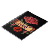 RAB Rockabilly Rozen, Love & Lipstick Notitieboek (Linkerzijde)
