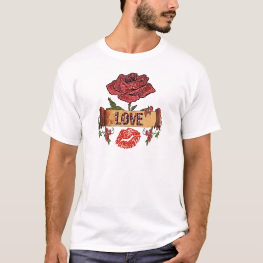 RAB Rockabilly Rozen, Love & Lipstick T-shirt (Voorkant)