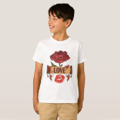 RAB Rockabilly Rozen, Love & Lipstick T-shirt (Voorkant volledig)