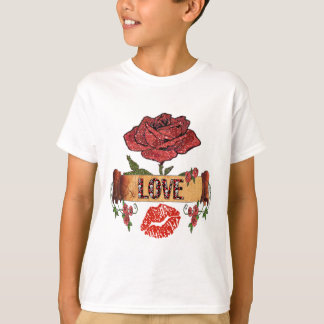 RAB Rockabilly Rozen, Love & Lipstick T-shirt