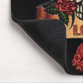RAB Rockabilly Schedel Rozen Lippenstift Muismat (Hoek)