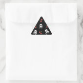RAB Rockabilly Schedels en Kersen op Zwart Sticker (Tas)