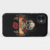 RAB Rockabilly Skull Rozen Love Lipstick Case-Mate iPhone Case (Achterkant (horizontaal))