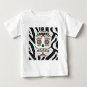 RAB Rockabilly Sugar Skull op Zebra Print (Voorkant)