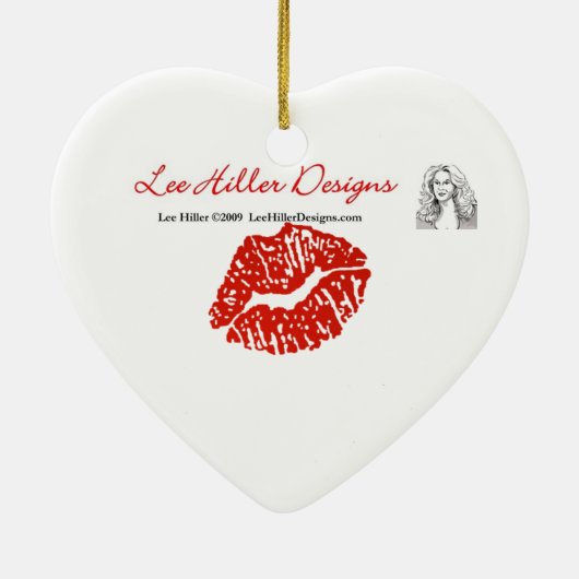 RAB Rockabilly Sugar Skull op Zebra Print Keramisch Ornament (Achterkant)