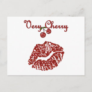 RAB Rockabilly Very Cherry Kiss Briefkaart