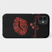 RAB Rockabilly Very Cherry Kiss Case-Mate iPhone Case (Achterkant (horizontaal))