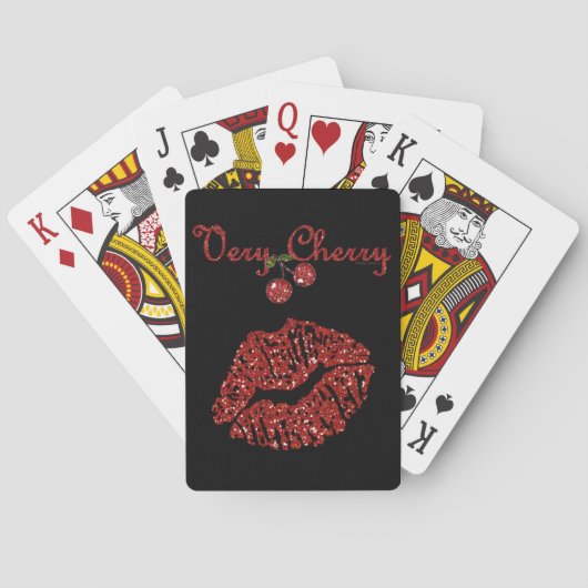 RAB Rockabilly Very Cherry Kiss Speelkaarten (Achterkant)