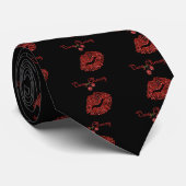 RAB Rockabilly Very Cherry Kiss Stropdas (Opgerold)