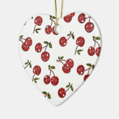 RAB Rockabilly Very Kersen Op Wit Keramisch Ornament (Links)