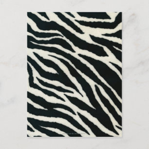 RAB Rockabilly Zebra Print Black & White Briefkaart