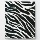 RAB Rockabilly Zebra Print Black & White Fotoplaat (Voorkant)