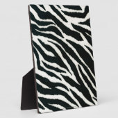 RAB Rockabilly Zebra Print Black & White Fotoplaat (Zijkant)