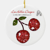 RAB Rockabilly Zebra Print Black & White Keramisch Ornament (Achterkant)