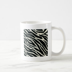 RAB Rockabilly Zebra Print Black & White Koffiemok
