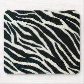 RAB Rockabilly Zebra Print Black & White Muismat (Voorkant)
