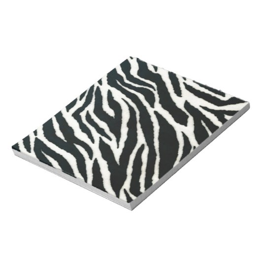 RAB Rockabilly Zebra Print Black & White Notitieblok (Linkerzijde)