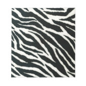 RAB Rockabilly Zebra Print Black & White Notitieblok (Voorkant)