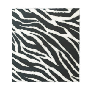 RAB Rockabilly Zebra Print Black & White Notitieblok