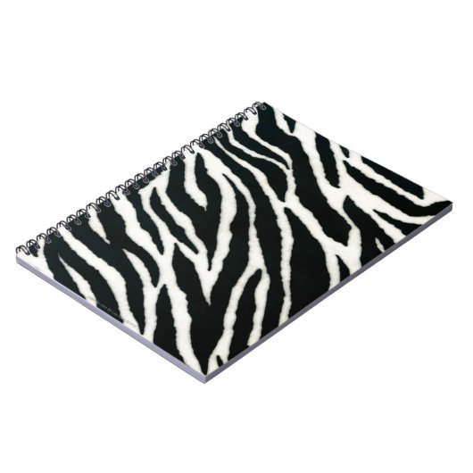 RAB Rockabilly Zebra Print Black & White Notitieboek (Linkerzijde)