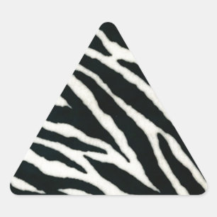 RAB Rockabilly Zebra Print Black & White Sticker