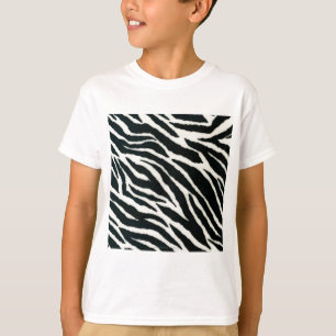 RAB Rockabilly Zebra Print Black & White T-shirt