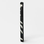 RAB Rockabilly Zebrastreep Zwart & Wit Case-Mate iPhone Case (Achterkant/links)