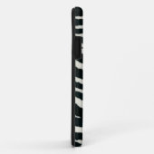 RAB Rockabilly Zebrastreep Zwart & Wit Case-Mate iPhone Case (Achterkant/rechts)