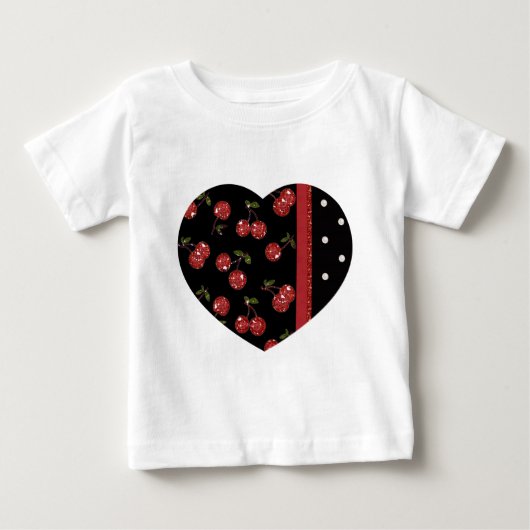 RAB Rockabilly Zeer Cherry Cherries Black (Voorkant)