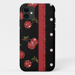 RAB Rockabilly Zeer Cherry Cherries Black Case-Mate iPhone Case