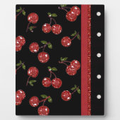RAB Rockabilly Zeer Cherry Cherries Black Fotoplaat (Voorkant)