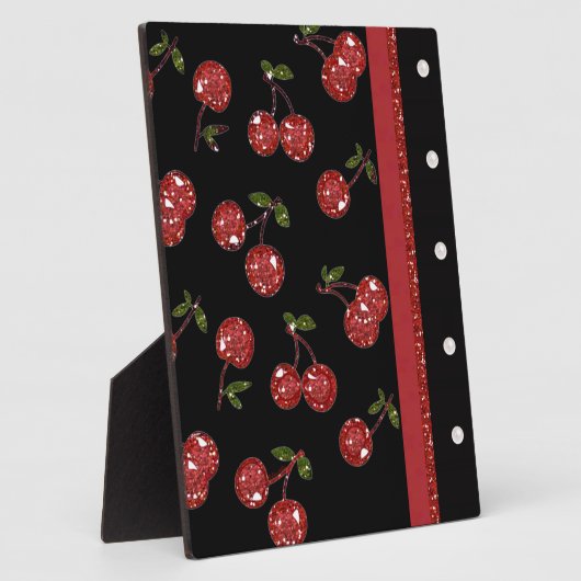 RAB Rockabilly Zeer Cherry Cherries Black Fotoplaat (Zijkant)