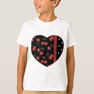 RAB Rockabilly Zeer Cherry Cherries Black T-shirt