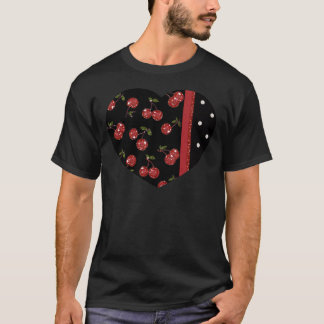 RAB Rockabilly Zeer Cherry Cherries Black T-shirt