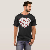 RAB Rockabilly Zeer Cherry Cherry Cherries op Whit T-shirt (Voorkant volledig)